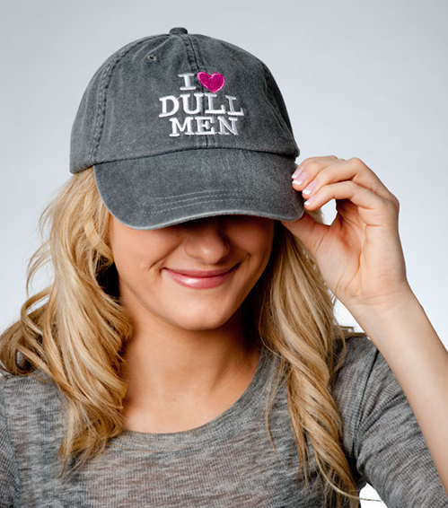 ladies cap gray
